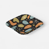 Mid Century Modern Sternenmuster Pappteller (Gewinkelt)