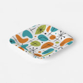 Mid-Century-Modern-Sternenmuster Pappteller (Gewinkelt)