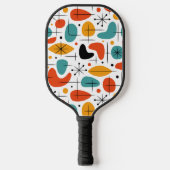 Mid-Century-Modern-Sternenmuster Pickleball Schläger (Vorderseite)