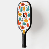 Mid-Century-Modern-Sternenmuster Pickleball Schläger (Links)