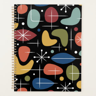 Mid-Century-Modern-Sternenmuster Planer