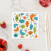 Mid-Century-Modern-Sternenmuster Serviette (Beispiel)
