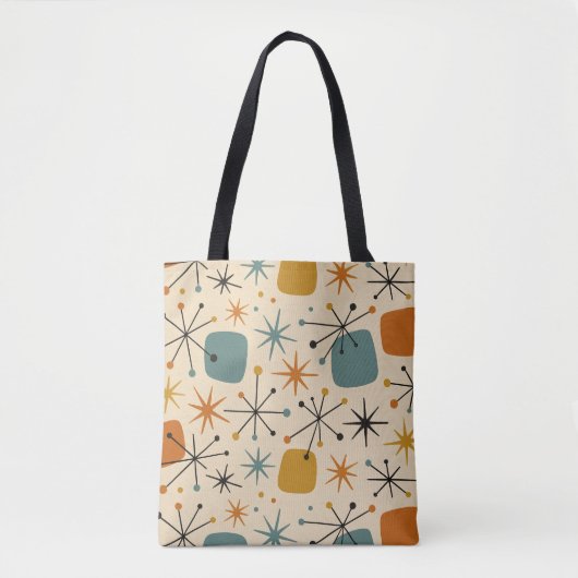 Mid Century Modern Sternenmuster Tasche (Vorderseite)