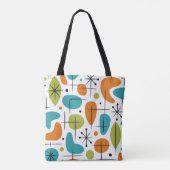 Mid-Century-Modern-Sternenmuster Tasche (Rückseite)