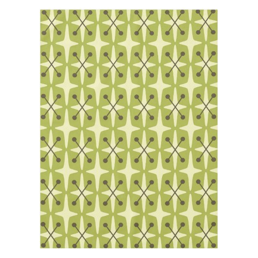 Mid Century Modern Sternenmuster Tischdecke (Vorderseite)
