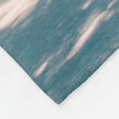 Mid Century Modern Style Beach Zuhause Fleecedecke (Ecke)