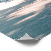 Mid Century Modern Style Beach Zuhause Poster (Ecke)