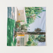 Mid Century Modern Style Beach Zuhause Wandteppich (Vorderseite (Horizontal))