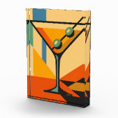 Mid Century Modern Sunrise Bauhaus Martini Fotoblock (Rechts)