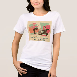 Mid-Century Modern Tai Chi Tri-Blend Shirt