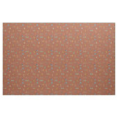 Mid Century Modern Texturiert Sattelbraun Stoff (Yard (91,4 cm))