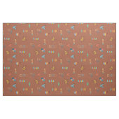Mid Century Modern Texturiert Sattelbraun Stoff (Fat Quarter (45,7 x 55,9 cm))