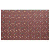 Mid Century Modern Texturierte Sangria Stoff (Yard (91,4 cm))