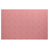 Mid Century Modern Texturierte Wassermelone Stoff (Yard (91,4 cm))