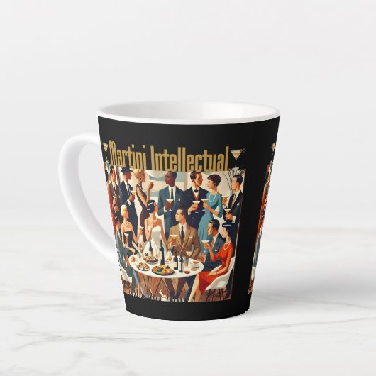 Mid Century Modern The Martini Intellectuals Milchtasse (Linke Ecke)