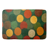 Mid-Century Modern Überlappende Kreise Badezimmert Badematte (Vorderseite)