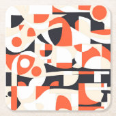 Mid-Century-Modern- Untersetzer (Vorderseite)