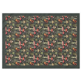 Mid-Century Mushroom Tablecloth Rustic Elegance Tischdecke (Vorderseite (Horizontal))