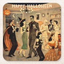 Mid Century Retro 40er Halloween Martini-Party