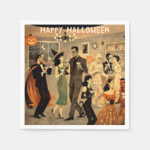 Mid Century Retro 40er Halloween Martini-Party