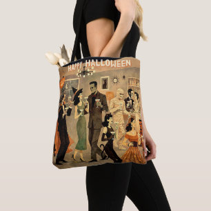 Mid Century Retro 40er Halloween Martini-Party Tasche