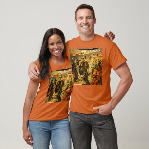Mid Century Retro 50er Halloween Martini-Party T-Shirt