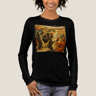 Mid Century Retro 50er Halloween Martini-Party Tri-Blend Shirt