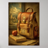 Mid-Century Retro Education Art – Timeless Journey Poster (Vorne)