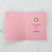 Mid Century Retro Frau Weihnachten (Innenseite)