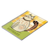 Mid Century Retro Kitty Katze Custom Notizblock (Linke Seite)