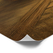 Mid-Century Retro Passage — Steam Locomotive Poster (Ecke)