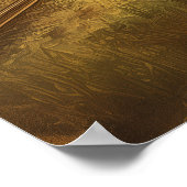 Mid-Century Retro Venice Train – Vintage European Poster (Ecke)