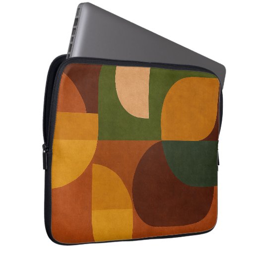 Mid-Century Soul Pattern Laptopschutzhülle (Vorne Rechts)