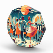 Mid Century Space Age Cocktailparty Fotoblock (Rechts)