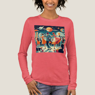 Mid-Century Space-Age-Cocktailparty Tri-Blend Shirt