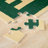 Mid Century St. Patrick's Shamrock Martini Kunst Puzzle (Seite)