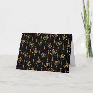 Mid Century Starburst Streifen SVG in individuelle Karte