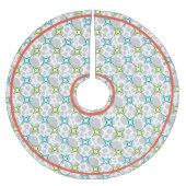 Mid Century Stars Polyester Weihnachtsbaumdecke (Vorderseite)