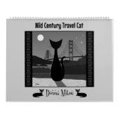 Mid Century Travel Cat Kalender (Titelbild)