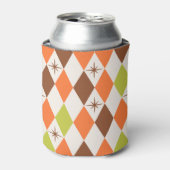 Mid-Century Vibes – Retro Geometric Dosenkühler (Kanne Vorderseite)