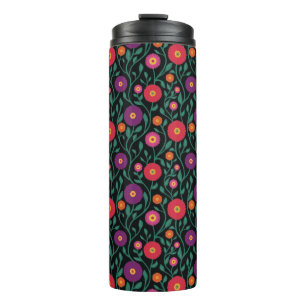 Mid-Century Vine Flower Garten-Girlande Mitterna Thermosbecher