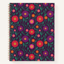 Mid-Century Vine Flower | Garten-Girlande Pflaume