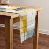 Mid Century Watercolor Mittelgroßer Tischläufer (Beispiel)