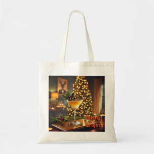Mid Century Weihnachten Merry & Bright Cocktail Tragetasche