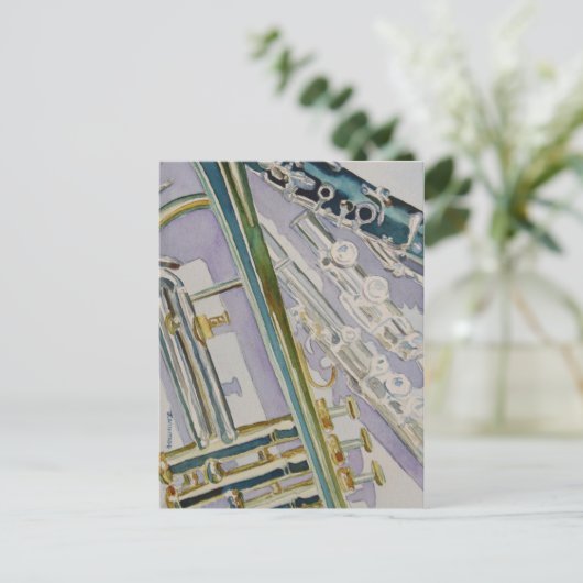 Mid Day Trio Postkarte (Stehend Vorderseite)