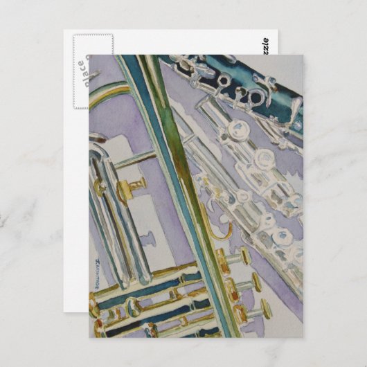 Mid Day Trio Postkarte (Vorne/Hinten)