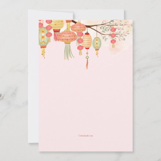 Mid Herbst Festival Einladungen (Rückseite)