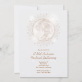 Mid Herbst Festival Moon Mandala Einladung (Vorderseite)