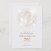 Mid Herbst Festival Moon Mandala Einladung (Vorne/Hinten)