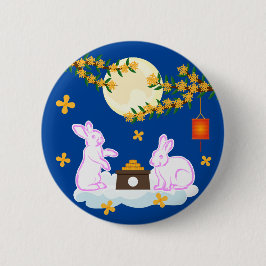 Mid Herbst Festival Moon Rabbit Mooncake Osmanthus Button